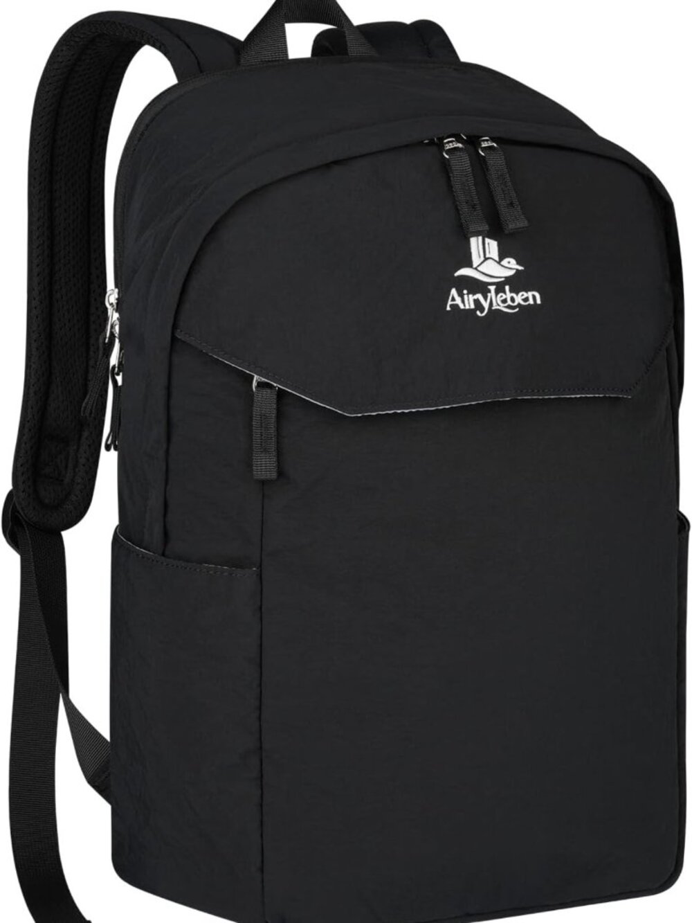 Stylish Commuter Backpack for Travel, Fits 15.6" Laptop, Unisex, Black